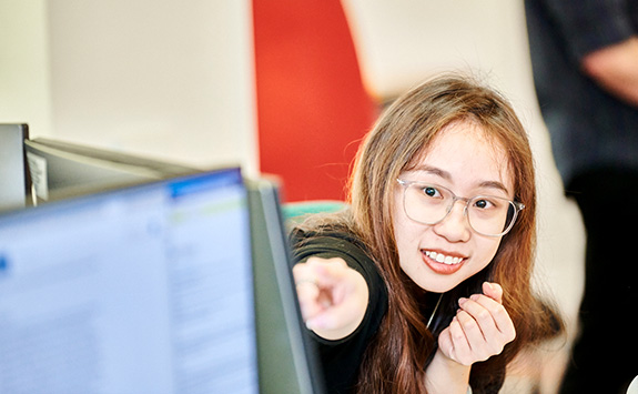 Leah Tang is studying Computer Science with an Industrial Placement. She